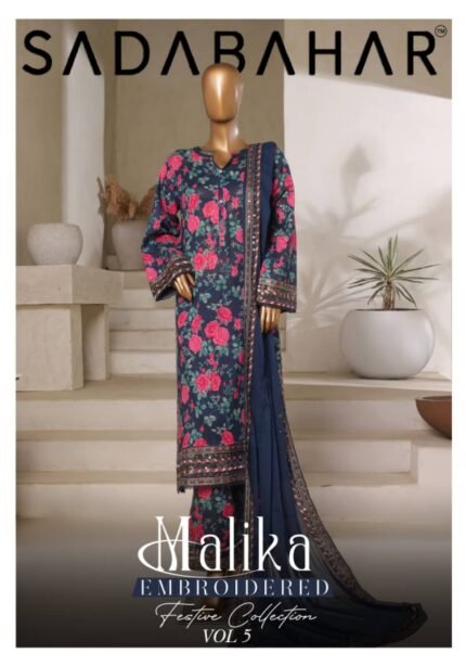 SADABAHAR-MALIKA Embroidered festive Collection 2